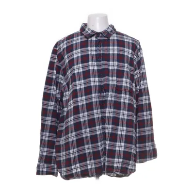 Flanellen overhemd (Blauw, Meerkleurig) van Dressmann Katoen