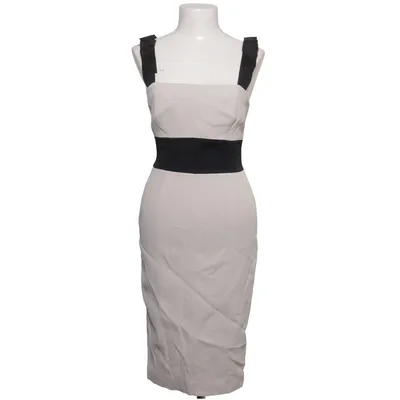Jurk (Beige, Zwart) van Karen Millen Acetaat, Elastaan, Polyamide, Polyester