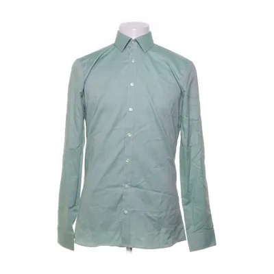 Shirt (Groen) van Olymp Katoen, Elastaan