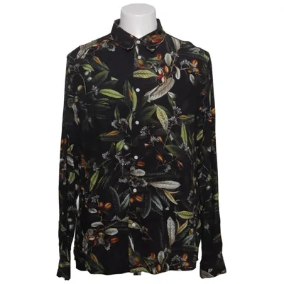 Chemise (Noir, Multicolore) de H&M Man Viscose