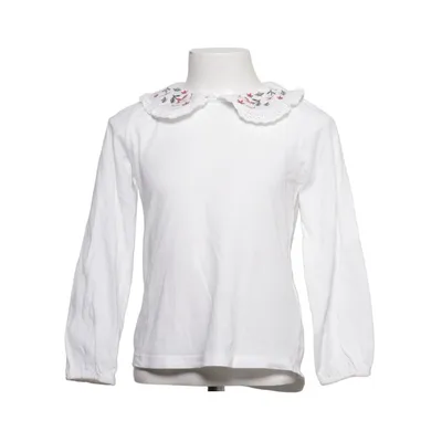 Blus (Vit, Flerfärgad) från Lindex Kids Bomull, Elastan