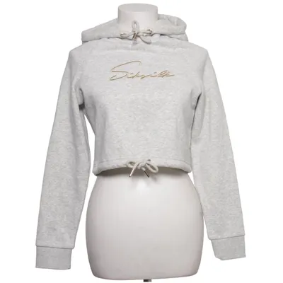 Hoodie (SIGNATURE ESSENTIALS CROP HOODIE) from SikSilk Cotton, Polyester