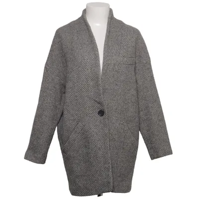 Coat (Gray) from Mango Basics Acrylic, Polyamide, Polyester, Wool