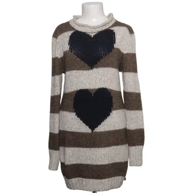Dress (Brown, Beige, Black) from Rich and Royal Acrylic, Alpaca wool, Viscose