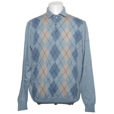 Trui (Blauw, Beige) van Burlington Wol