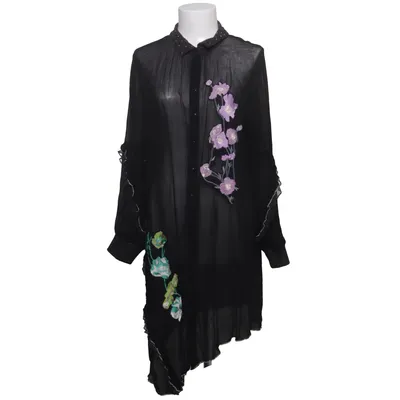 Robe chemise (Noir, Multicolore) de Peace + Love Viscose