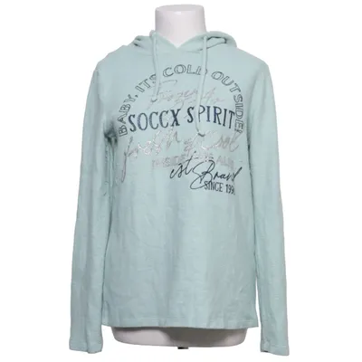 Hoodie (Green) from Soccx Elastane, Polyester, Viscose