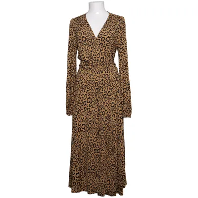 Robe portefeuille (Marron, Noir) de Pure Female Élasthane, Viscose