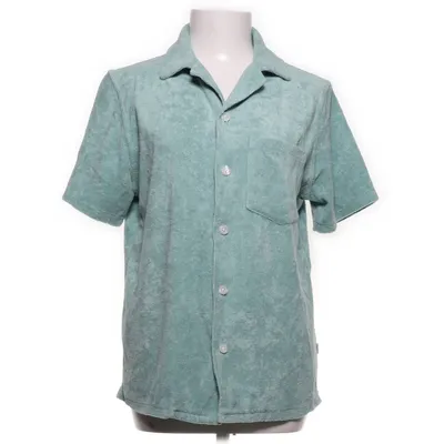 Chemise à manches courtes (Vert) de Nikben Coton, Polyester