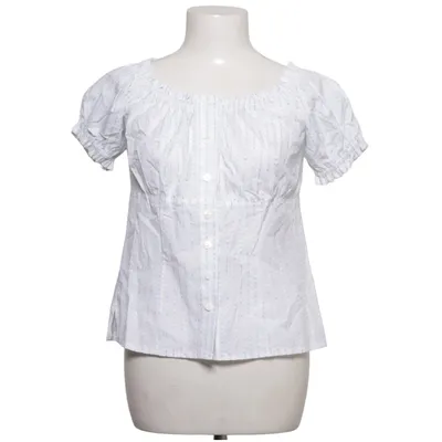 Top (White, Blue) from Sonnblick Cotton