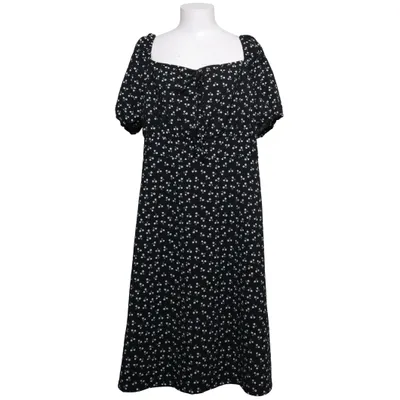 Maxi jurk (Zwart, Wit, Groen) van Shein Curve Elastaan, Polyester
