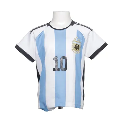 Fotbollströja (Blå, Vit, Svart) från Messi Polyester
