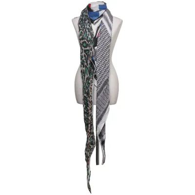 Châle (Multicolore) de Plomo o Plata