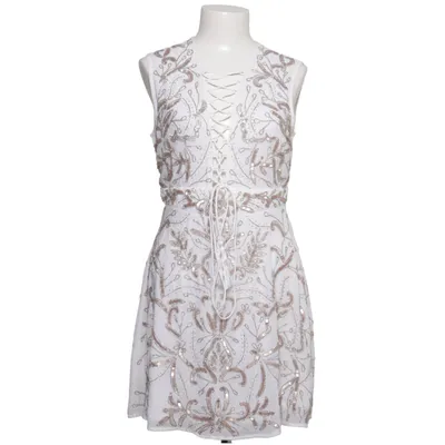 Robe de cocktail (Blanc, Or) de Maya Polyester