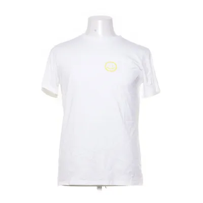 T-shirt (Hvid, Gul) fra Rika Studios Økologisk bomuld