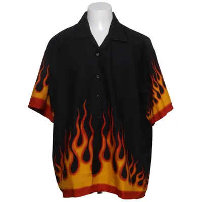 Kortärmad skjorta (Svart, Flerfärgad) från Santino Polyester