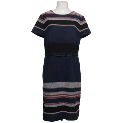 Jurk (Blauw, Zwart, Wit) van Hugo Boss Katoen, Cupro, Elastaan, Polyamide, Polyester