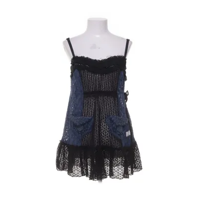 Peplum top (Zwart, Blauw) van Odd Molly