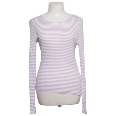 Langærmet t-shirt (Lilla, Hvid) fra MbyM Tencel