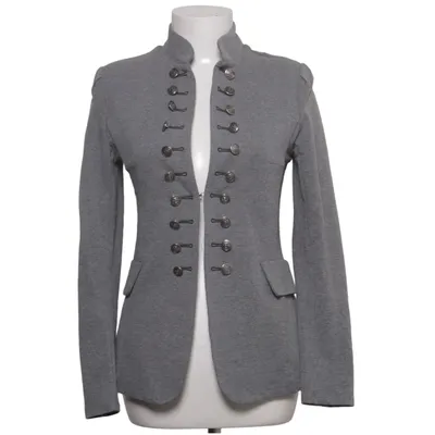 Blazer (Grå) fra Chica London Bomuld, Elastan