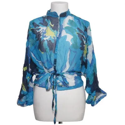 Blus (Blå, Flerfärgad) från 3 Suissescollection Premium Silke