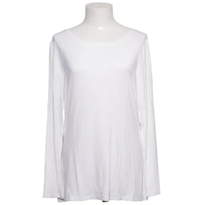 Lange mouwen shirt (Wit) van Oui Elastaan, Viscose