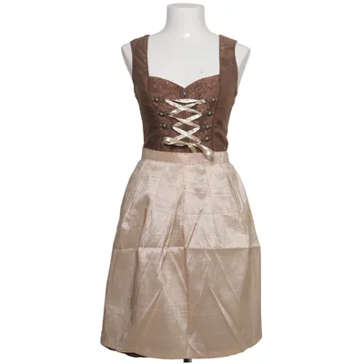 Dirndl (Brun, Beige) från Golden-Trachten Bomull, Polyester