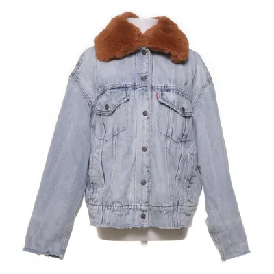 Gevoerde spijkerjas (Blauw, Bruin) van Levi Strauss & Co Katoen, Imitatiebont