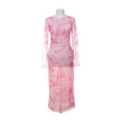 Maxikjole (Pink) fra Shein Elastan, Polyester