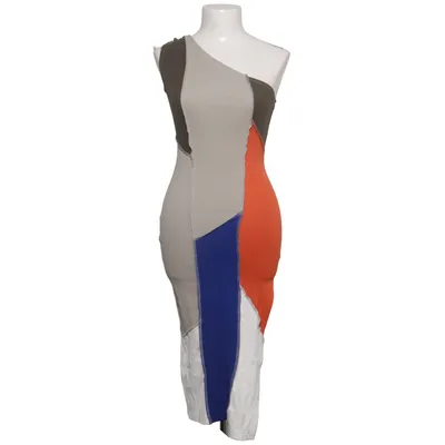 Dress (Blue, Multicolored) from Division Cotton, Polyamide