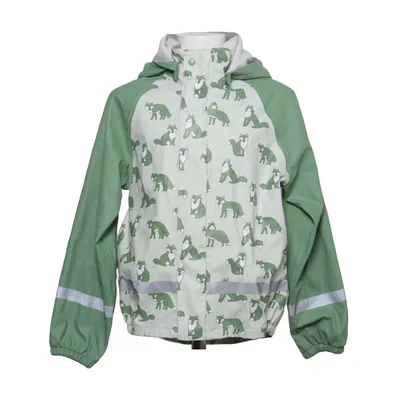 Rain jacket (Green, White) from Pax Polyester