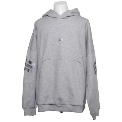 Kapuzenpullover (Grau) von Adidas Baumwolle, Recyceltes Polyester