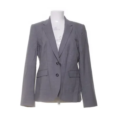 Blazer (Gray) from Banana Republic Acetate, Elastane, Polyester, Wool