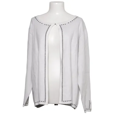 Cardigan (Blanc, Gris) de Couture Line Polyamide, Polyester, Viscose