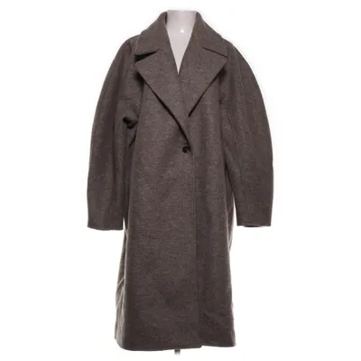 Frakke (Brun) fra H&M Trend Polyamid, Uld, Viscose