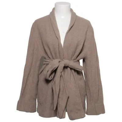Cardigan cache-cœur (Beige) de Marville Road Laine de mouton