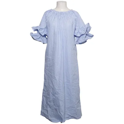 Jurk (Blauw, Wit) van Cras Katoen