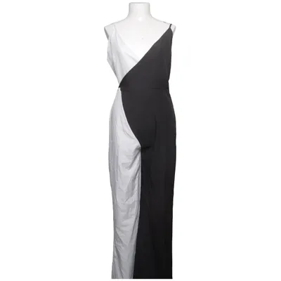 Jumpsuit (Black, White) from Fancyqube Elastane, Polyester