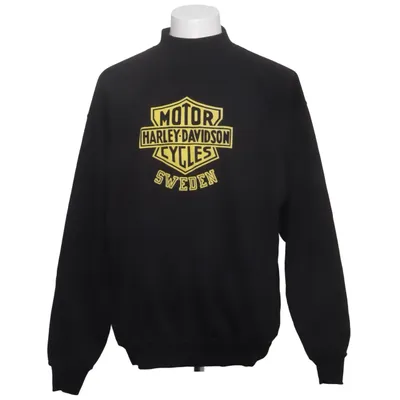 Collegetröja (Svart) från Harley Davidson Bomull, Polyester