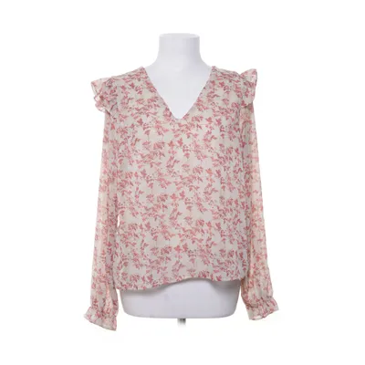 Blouse (Beige, Red) from Emma Ella Polyester