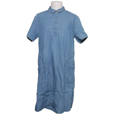 Denim jurk (Blauw) van Cross Jeans Katoen