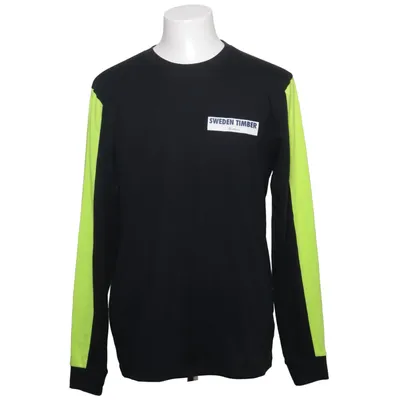 Långärmad t-shirt (Svart, Grön) från Graphix Bomull, Polyester