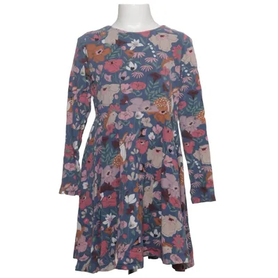 Dress (Blue, Multicolored) from Polarn O. Pyret Elastane, Organic cotton