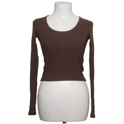 T-shirt à manches longues (Marron) de Clockhouse by C&A Élasthane, Viscose