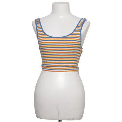Crop top (Blue, Yellow, Multicolored) from Topshop Petite Cotton, Elastane, Viscose