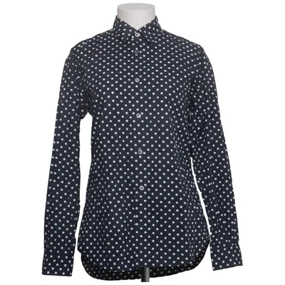 Shirt (Blue, White) from H&M Comme des Garçons Cotton