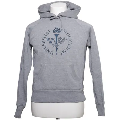 Huvtröja (Grå) från Stockholms Universitet Bomull, Polyester