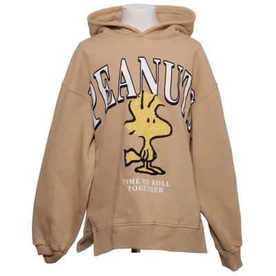 Sweat à capuche (Beige) de Zara x Peanuts Coton, Élasthane
