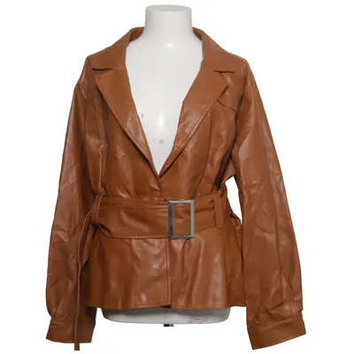 Blazer (Brown) from SkyLar Rose Cotton, Polyurethane