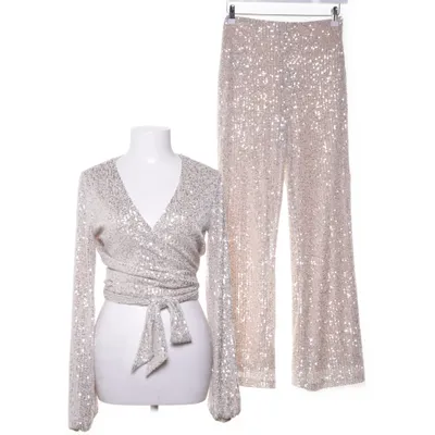 Set (Beige, Silverfärgad) från NA-KD Polyester, Elastan